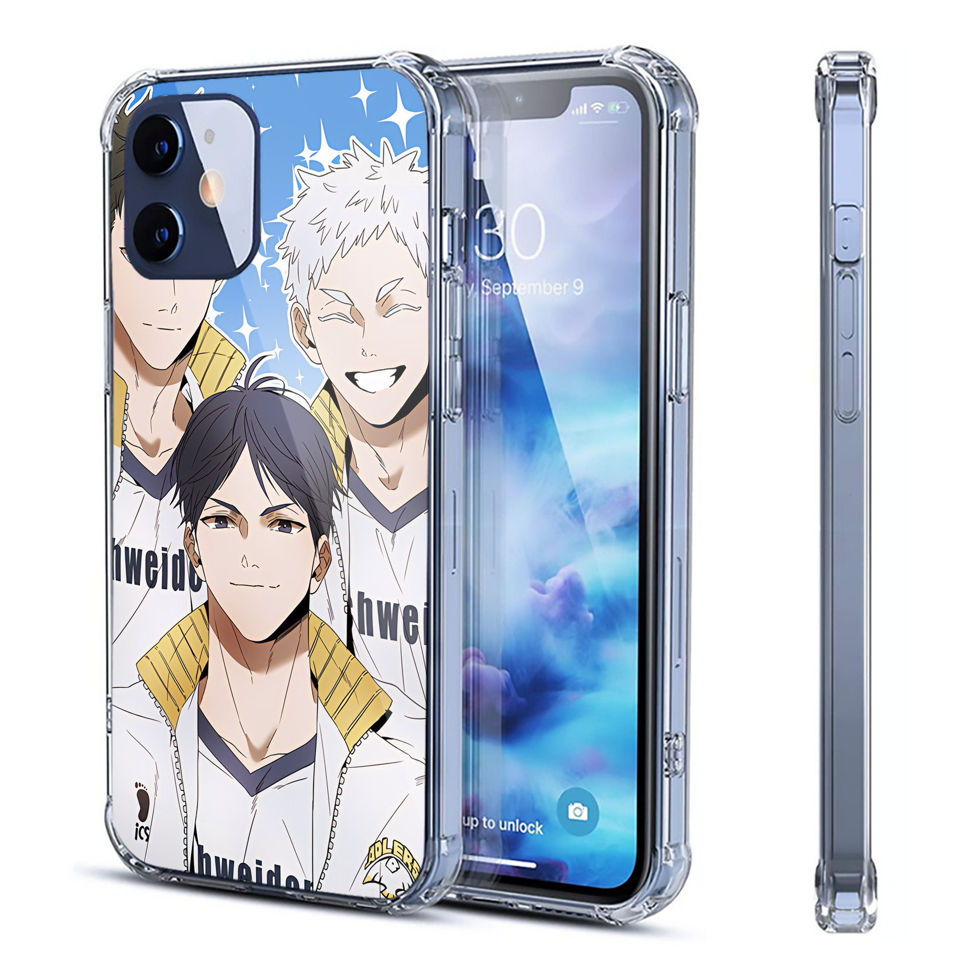 （画像用） ハイキュー!! Haikyu!! 【iPhone 12シリーズ対応】透明スマホケース（クリアソフトケース）